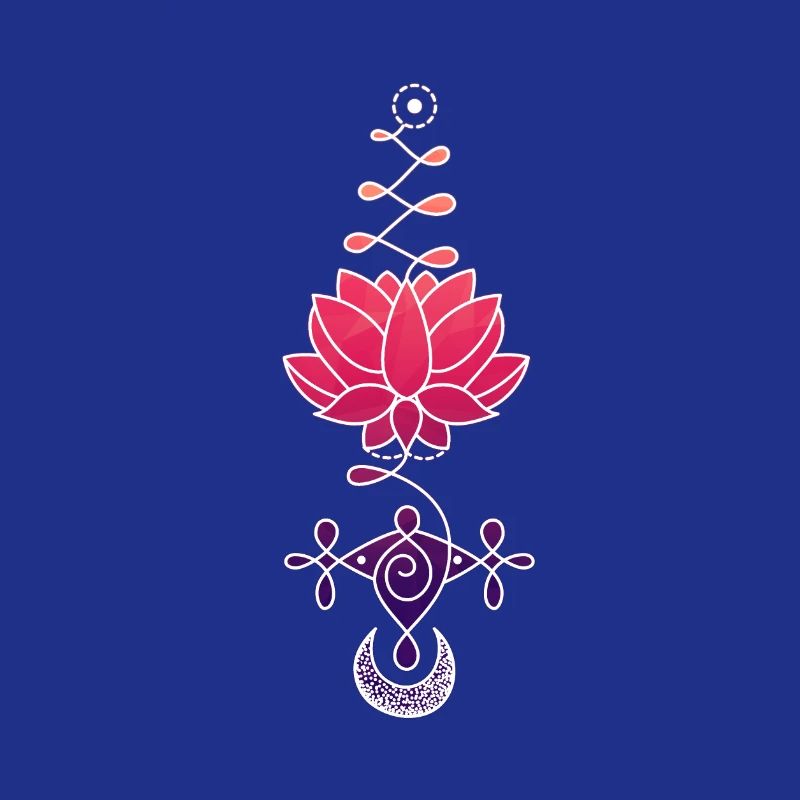 Ätherisches Lotusblütensymbol