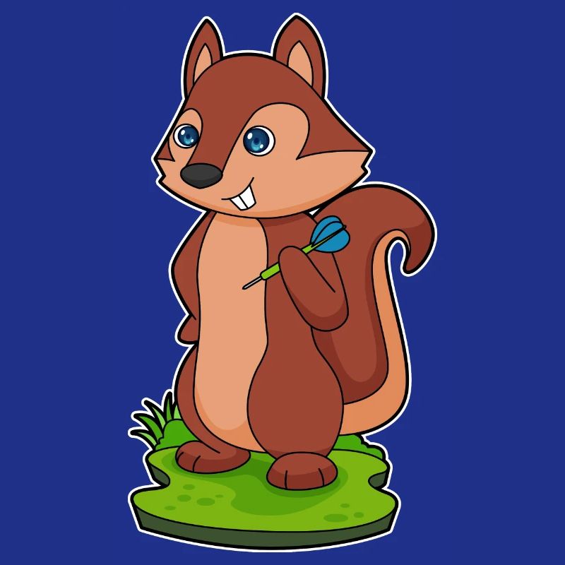 Eichhörnchen Dart Dartpfeil