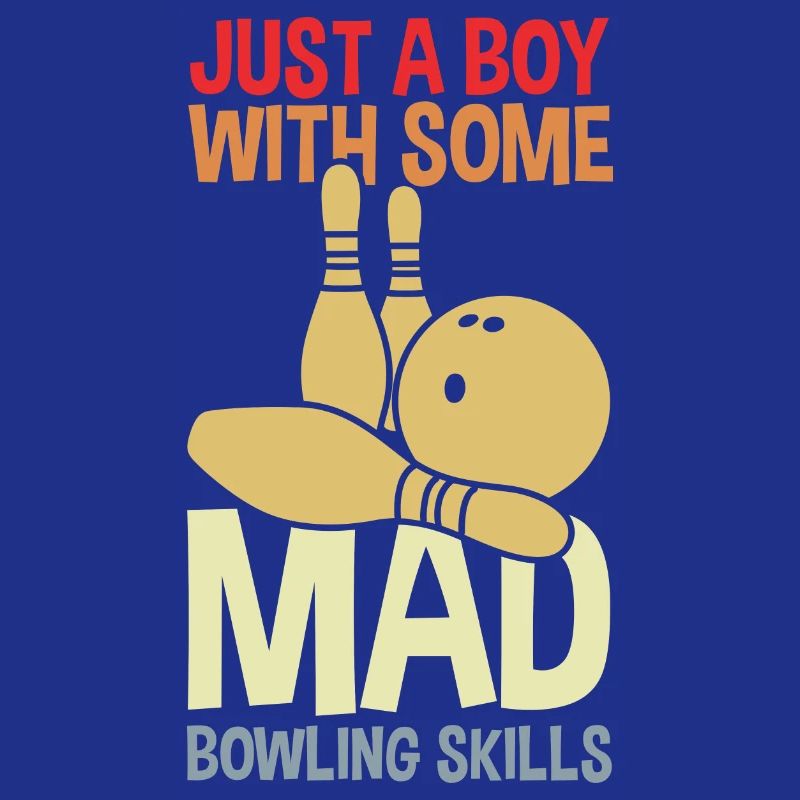 Drôle de garçon de bowling