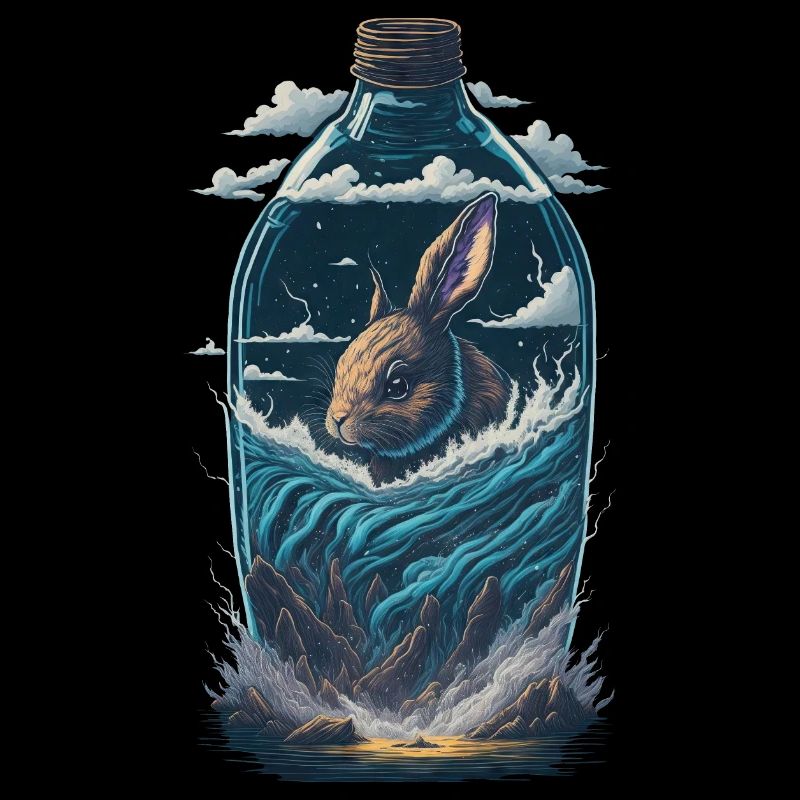 Bouteille de lapin