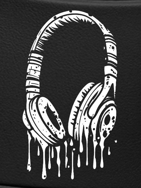 Comic Headphones with Drops