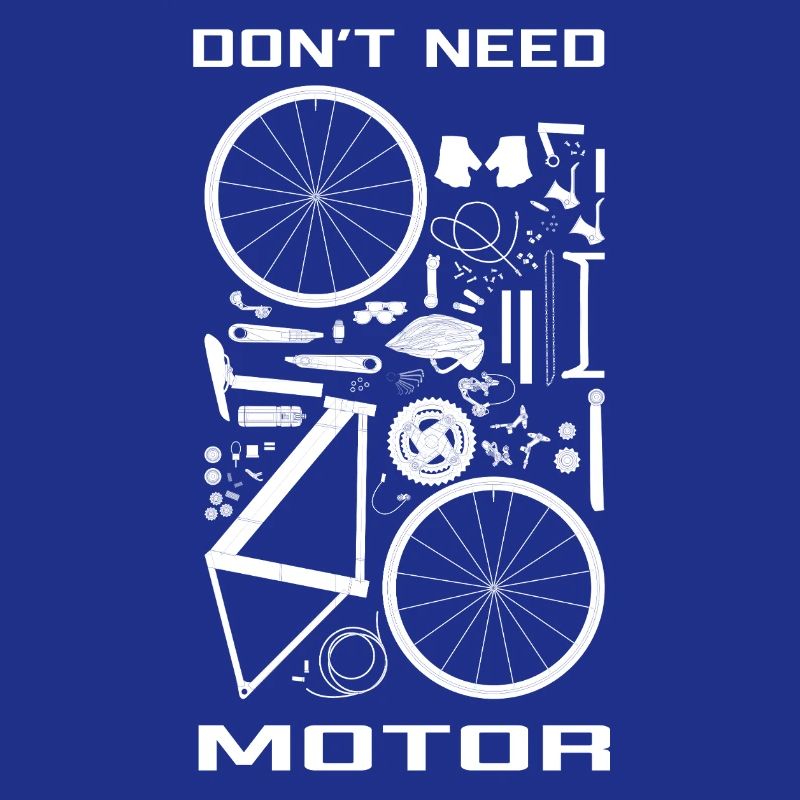 Don't need motor,  just your legs ! 