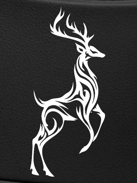 Wild Deer Silhouette