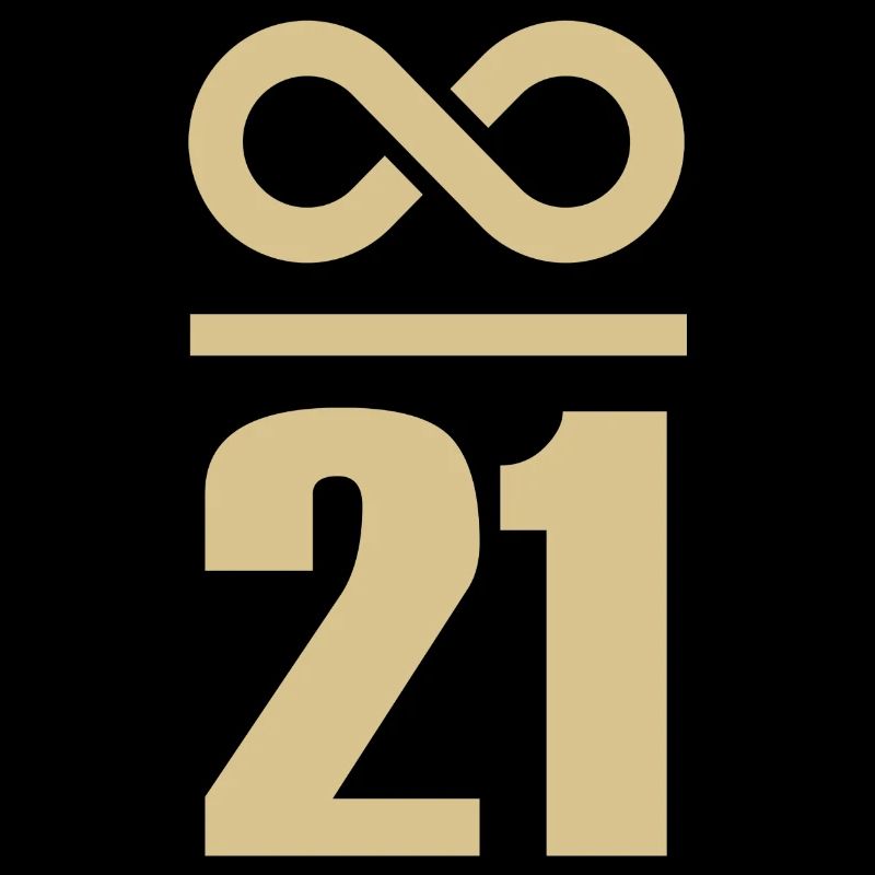 Infinite by 21 million Bitcoin