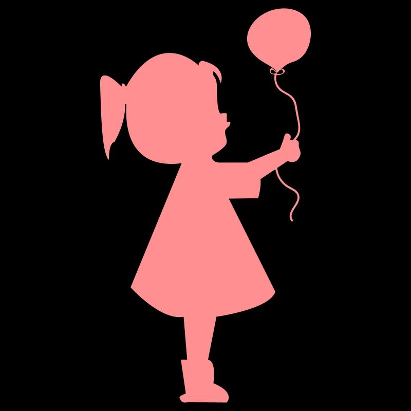 Mädchen mit Luftballon