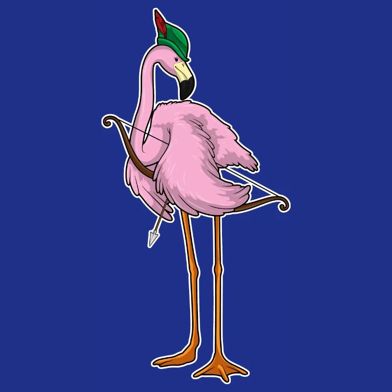 Flamingo Archer Bow Bow Bow