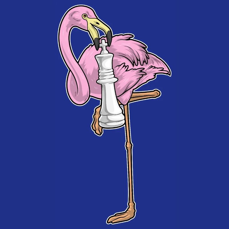 Flamingo Chess Piece King Chess