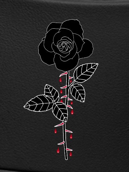 Blutige Rose