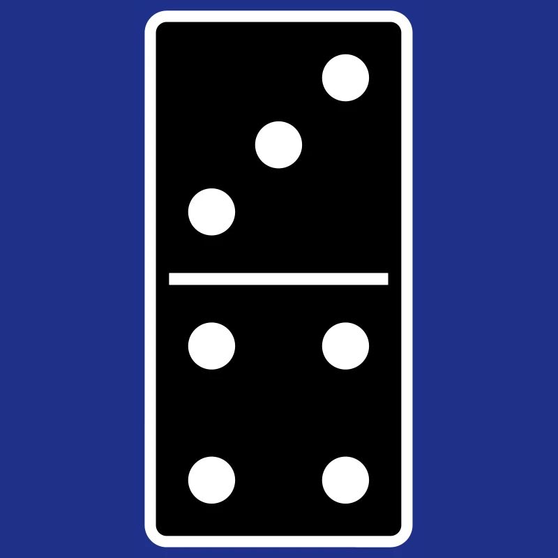 DOMINO STONE 3:4 - VARIABLE COLOR - VECTOR DESIGN!