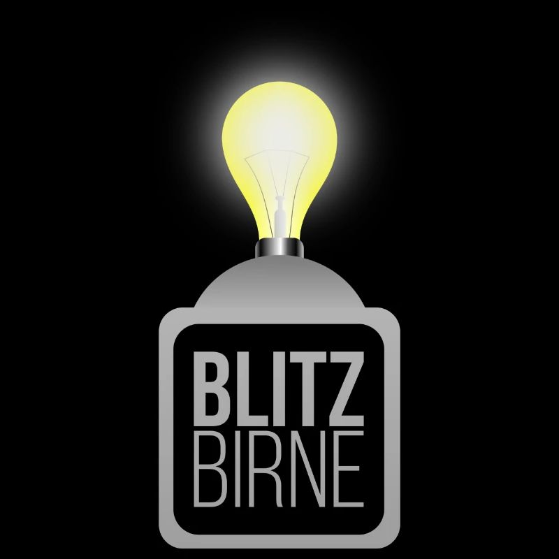 Blitzbirne Glühlampe schlau clever