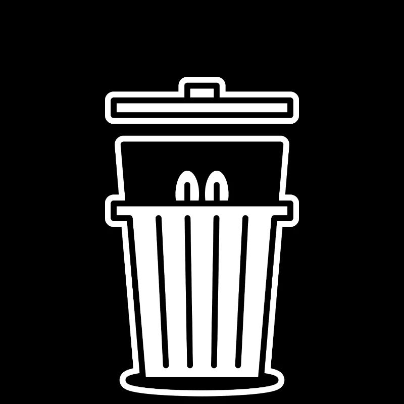 Thug Hiding In A Trash Can