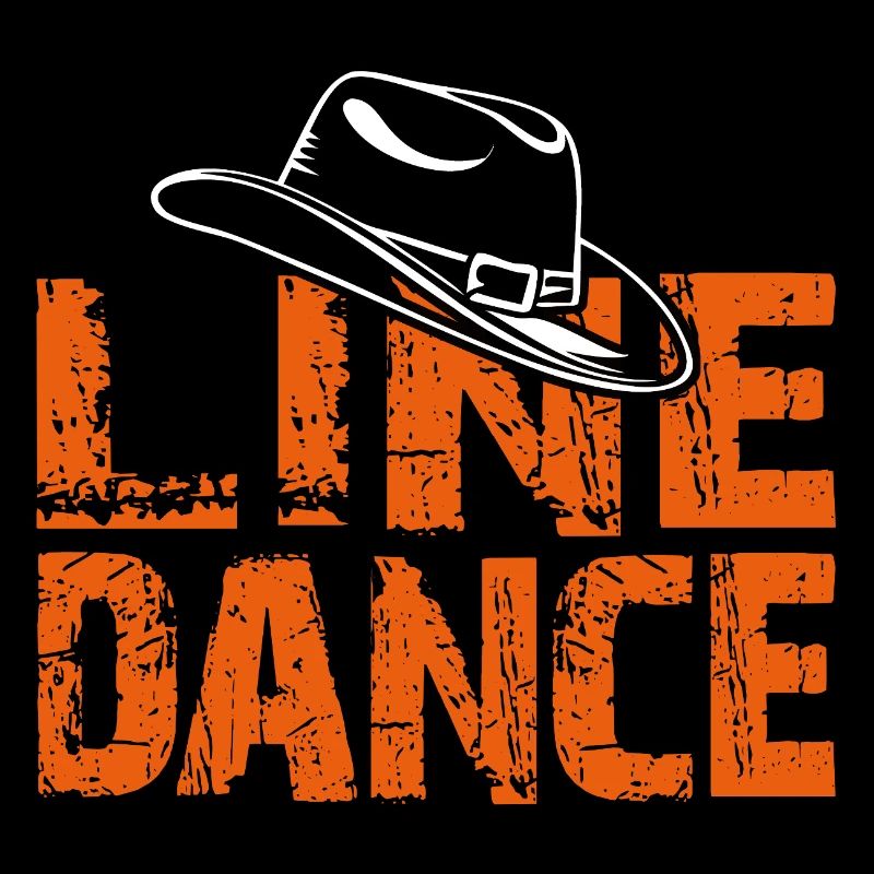 Line Dance Zeit Line Dancing Tanzen. Dekoratives L