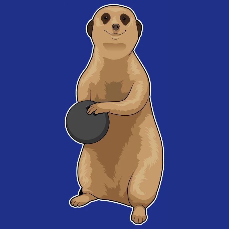 Suricate Boule de bowling