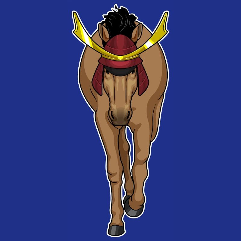 Pferd Samurai Kampfkunst