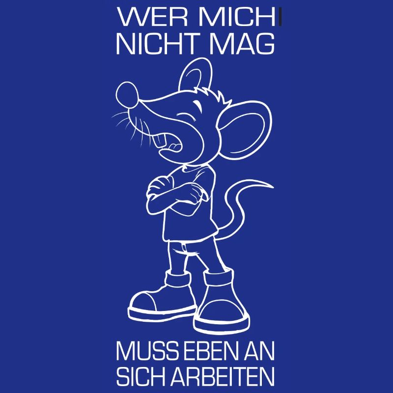 Mouse with work ethic funny saying