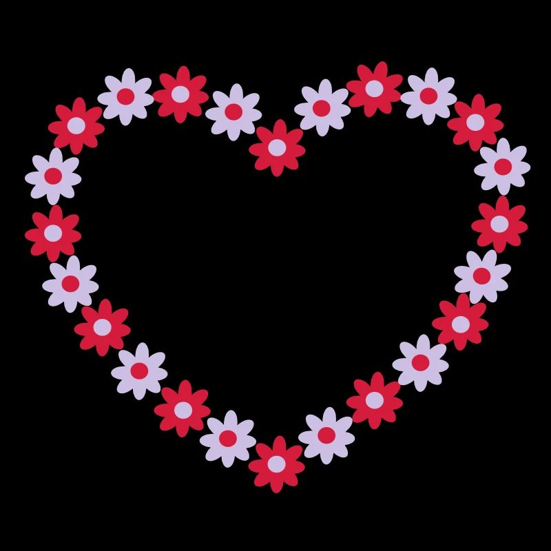 Un cœur de fleurs