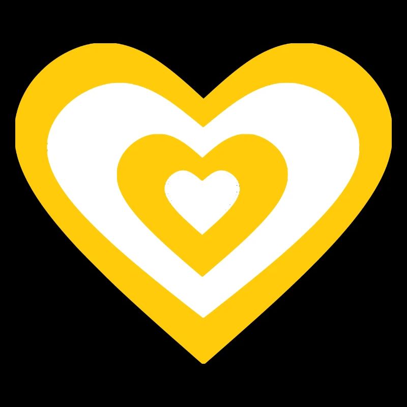 Saint Valentin Coeur Jaune