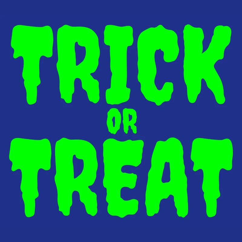 Im Dunkeln leuchtendes Süßes-oder-Saures-Design