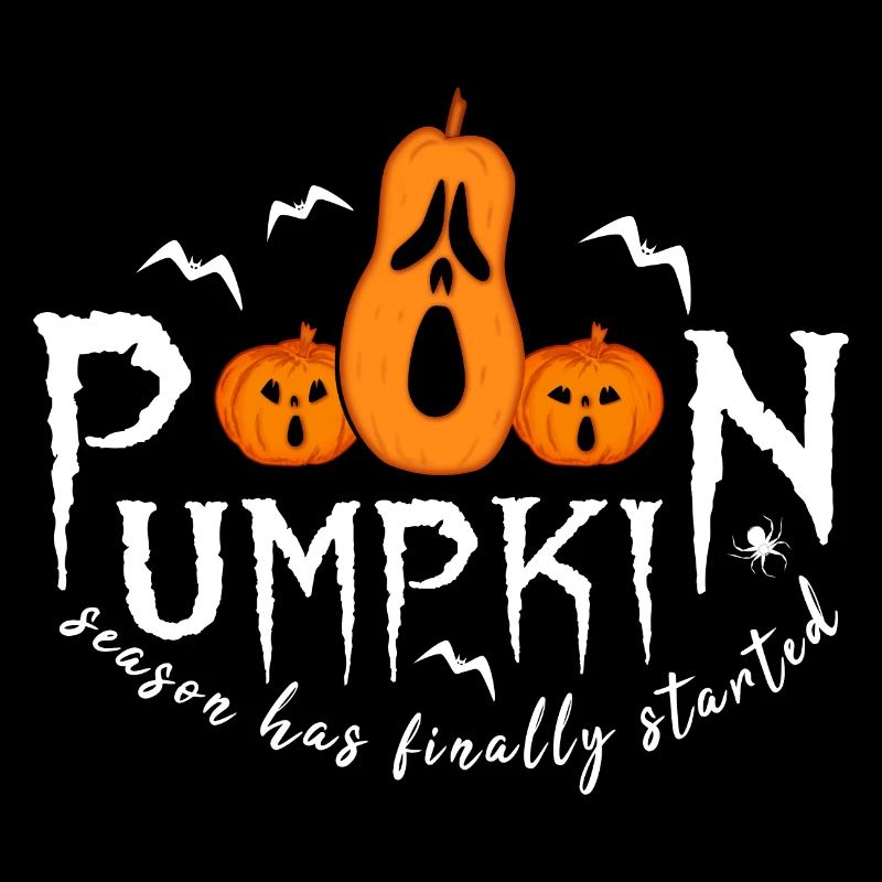 Pumpkin Halloween Bats
