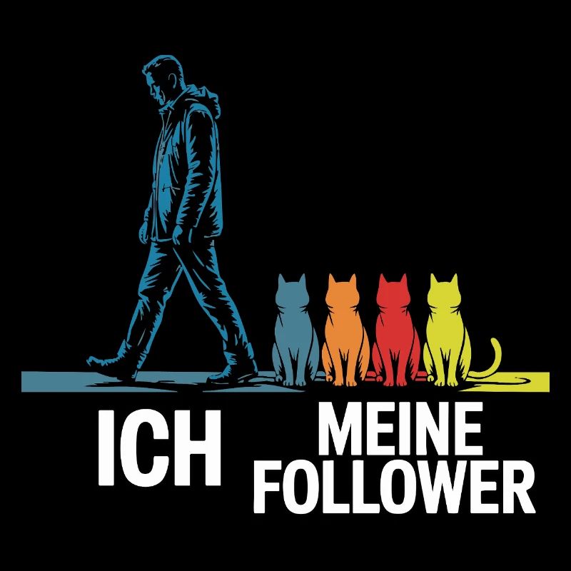 Moi et mes abonnés – Cat Humor Design