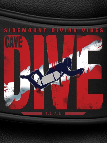 Plongée Cave Diver Graphique
