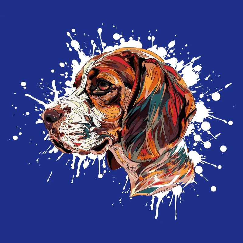 Explosion de couleurs Beagle