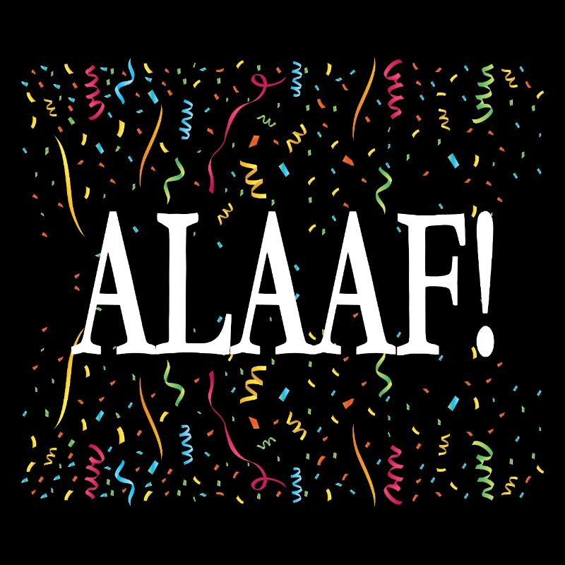 ALAAF ! Chemise de carnaval avec confettis