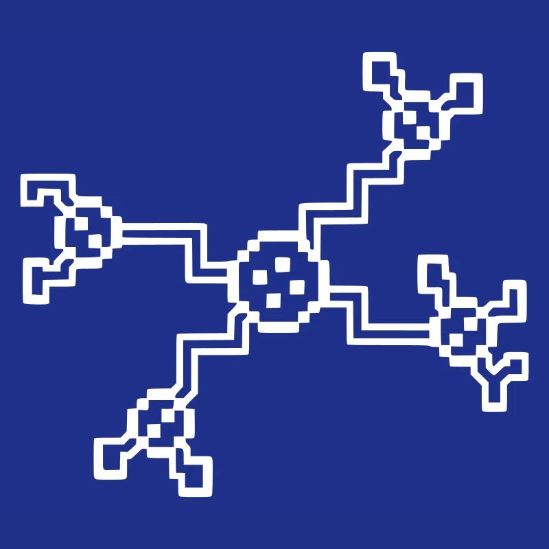 Neuron Nerve Cell Pixel 8-Bit