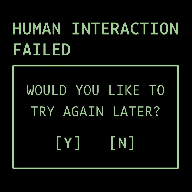 Interaction humaine échouée