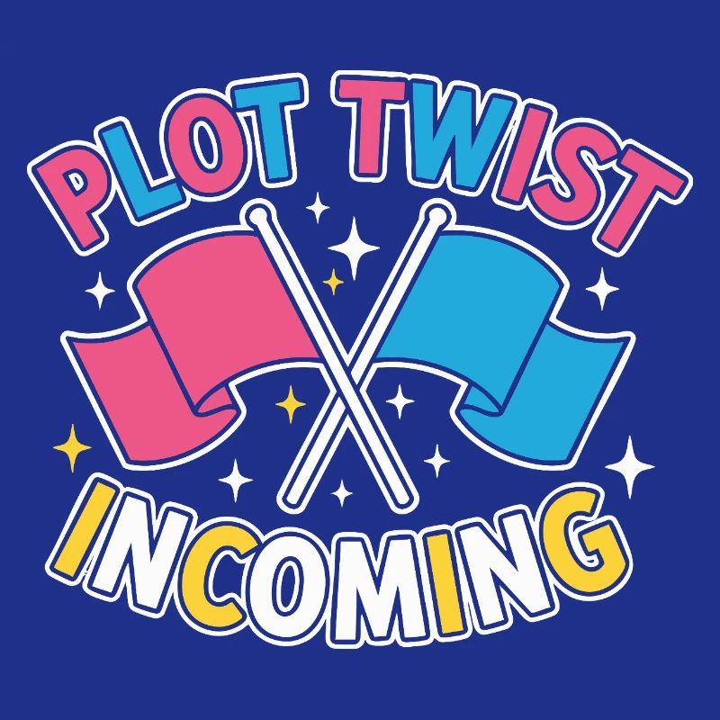Geschlechter-Enthüllung Plot-Twist – Team Pink Team