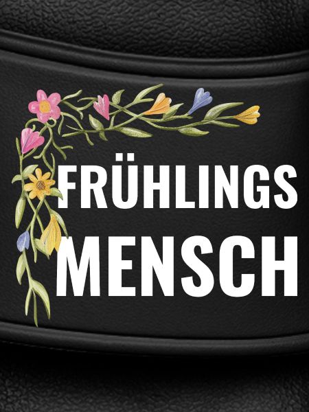 Frühlingsmensch – Blumen Statement