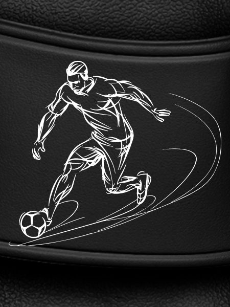 Soccer Player Line Art