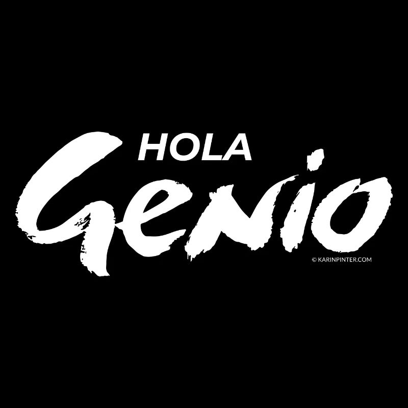 Hello Genius (weiß)