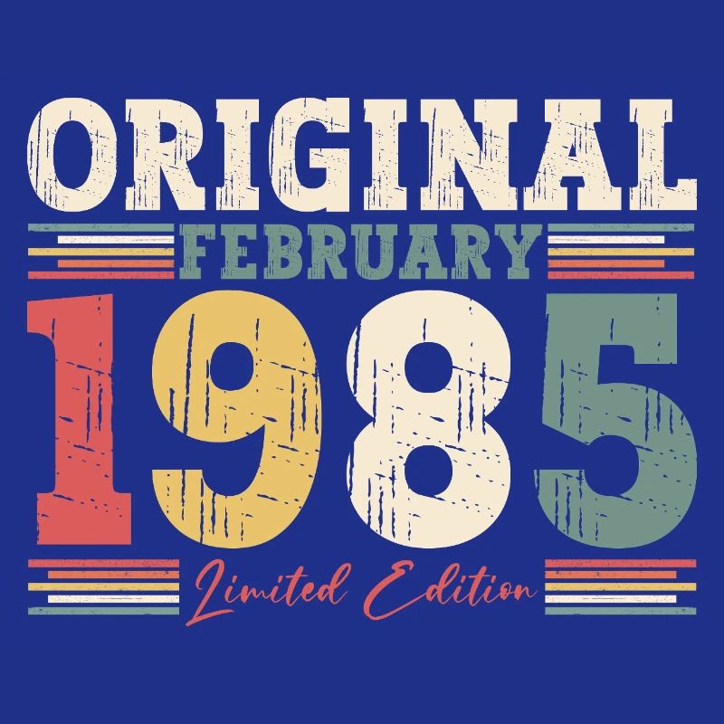 40. Geburtstag Geschenk Mann Original Februar 1985