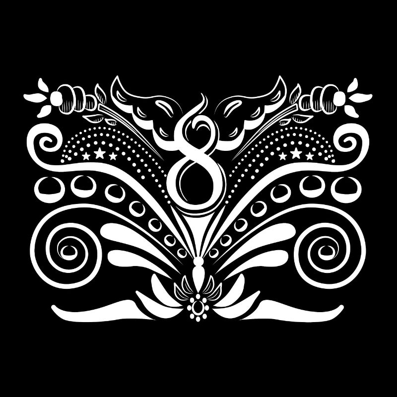 Kurbits V8 No:1 - white