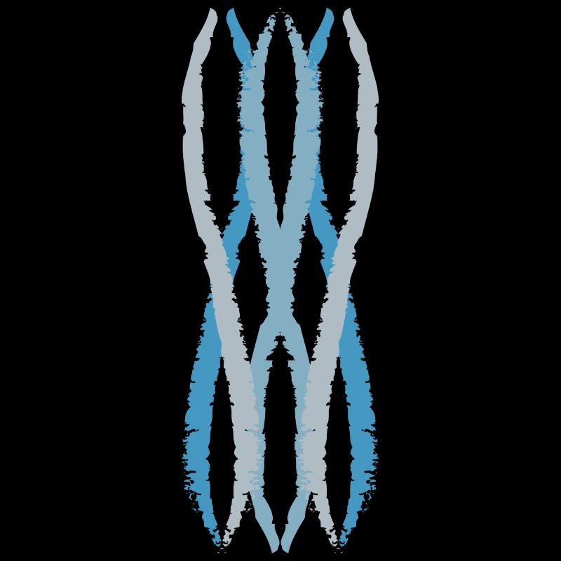 wave Art | blue-grey