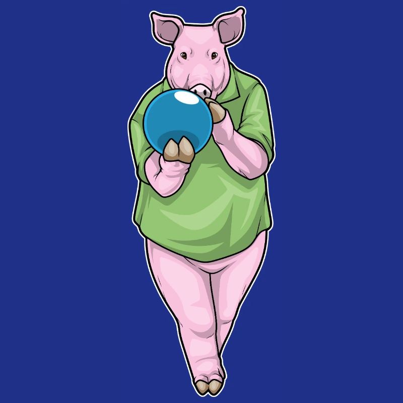 Cochon Bowling Boule de bowling