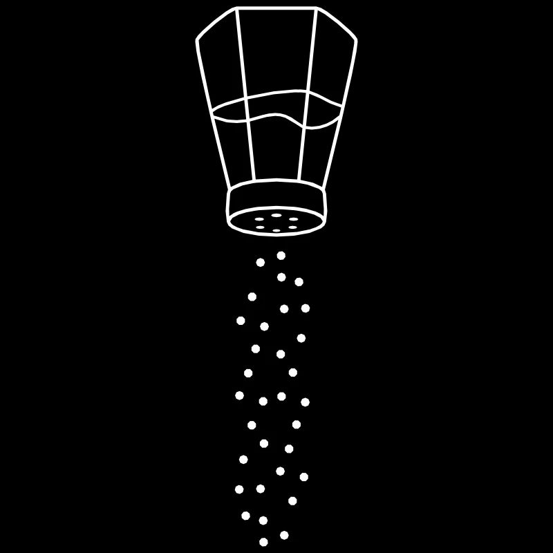 Design salt shaker rain