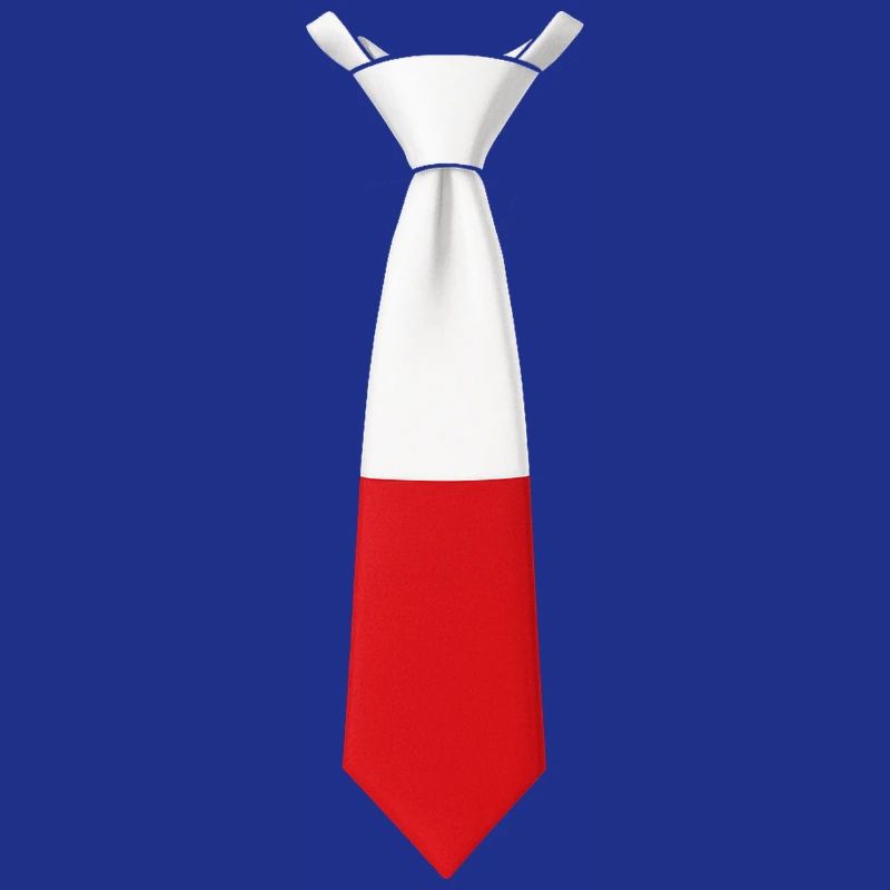 Cravate Pologne – Conception du drapeau