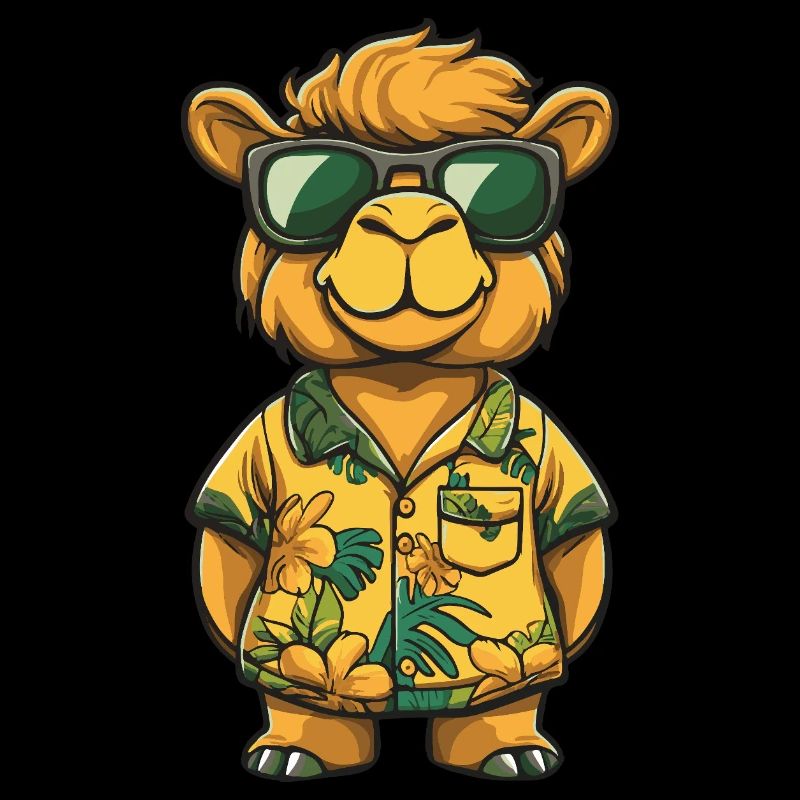 Kamel Comic Cool Sommer