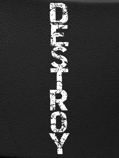 Destroy in white