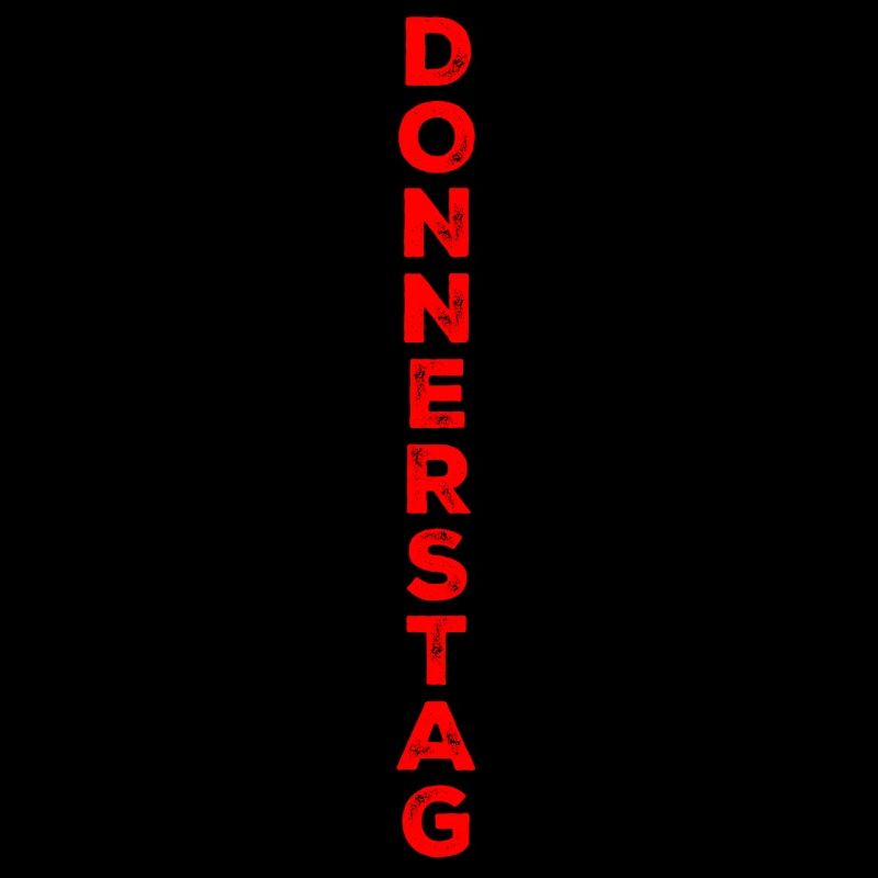 Donnerstag - rot