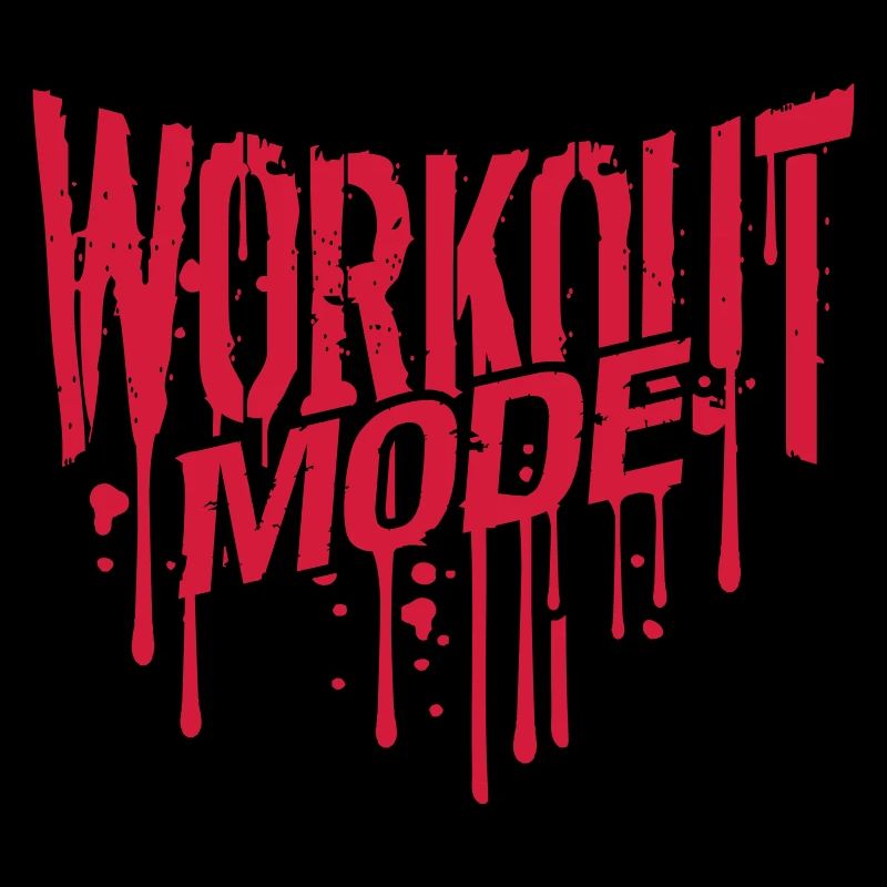 workout mode graffiti tropfen gym spray beast cool
