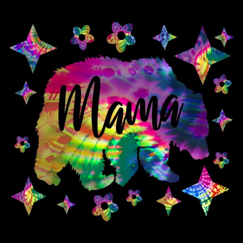 Mama Bear Batik Tie Dye