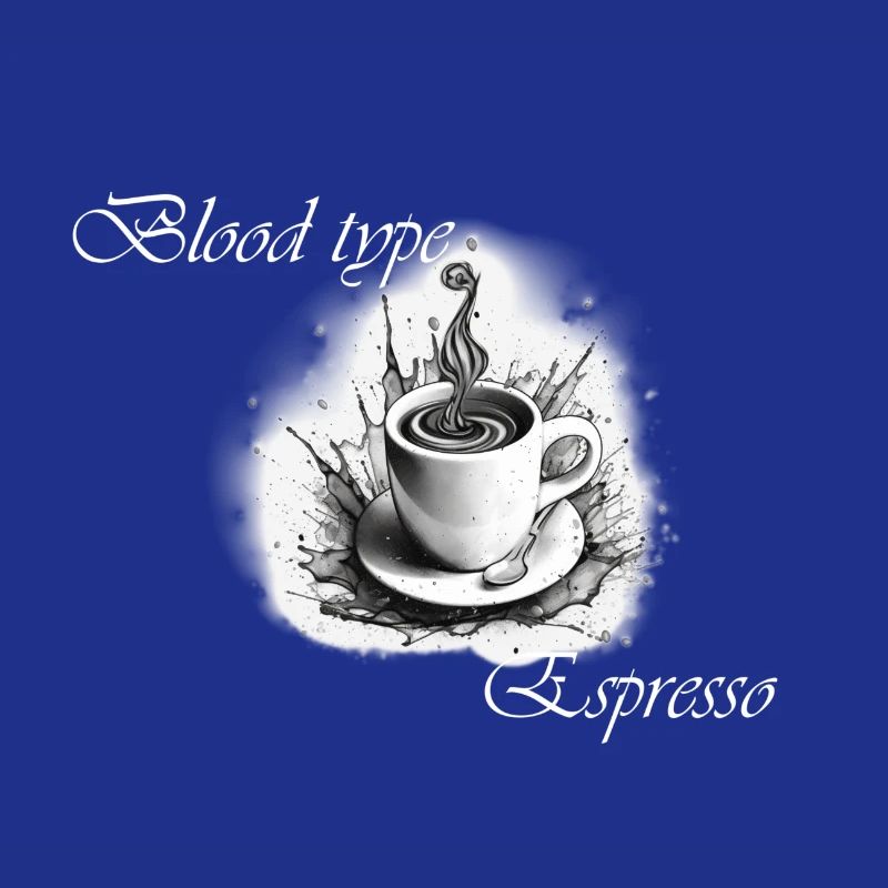 Blood Type Espresso 2 White