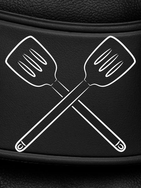 Sketch slotted spoon