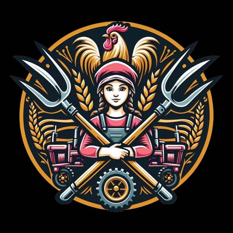 Mädchen vom Dorf Logo