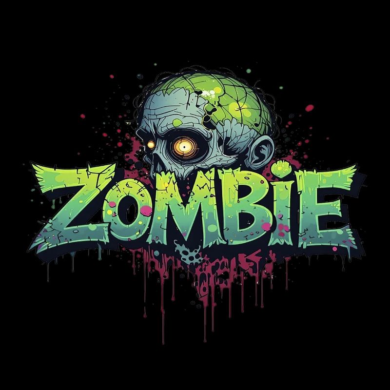Tête de zombie