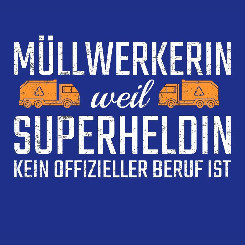 Müllwerkerin Superheldin