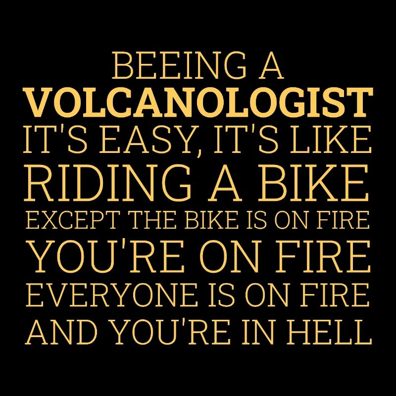 Volcanologue à vélo Volcanologie